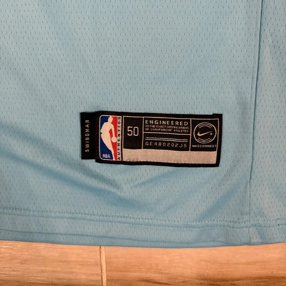 Nike Tyler Herro Miami Heat Vice City Jersey Blue Pink Mens 50 Large NBA 14